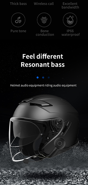 Bone conduction helmet bluetooth headset