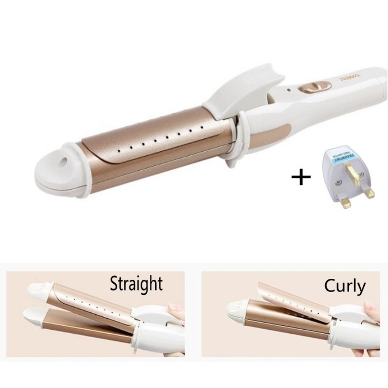 2 in 1 curling clearance iron