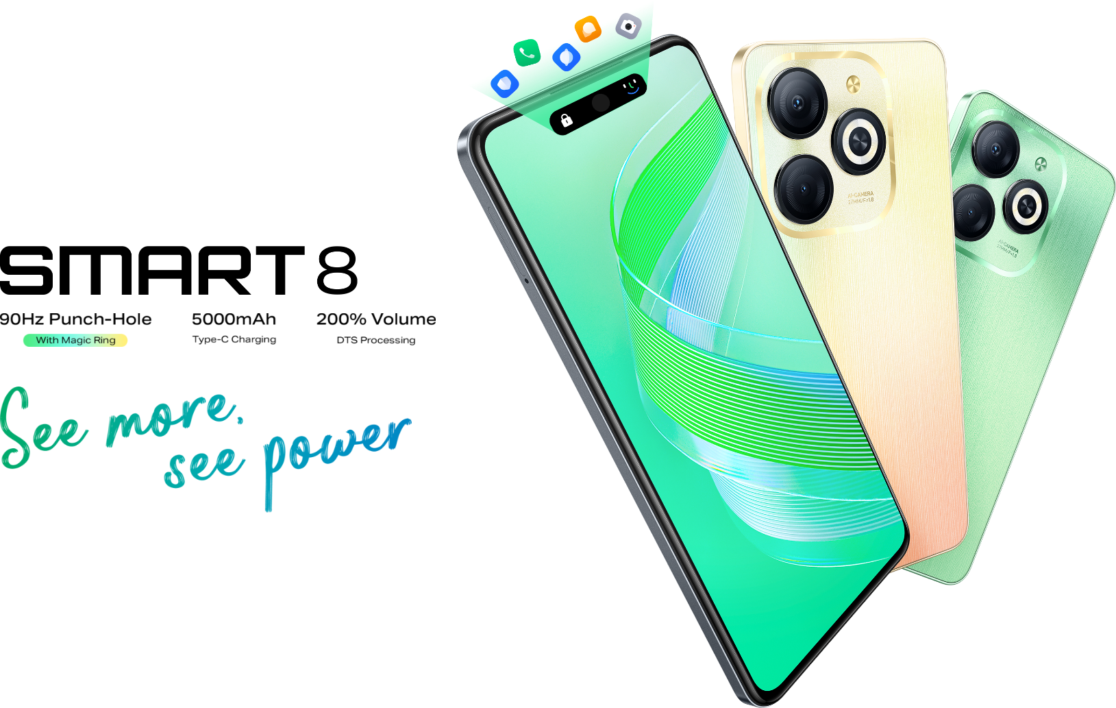 Infinix Smart 8 Compact Design 13mp Camera And Efficient Performance